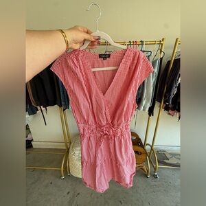 Rachel Zoe Red gingham Dress